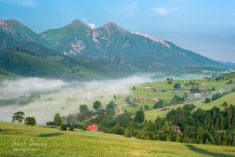 Belianske Tatry z Antošovského vrchu