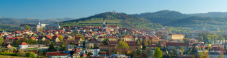Panoráma Levoče s Mariánskou horou