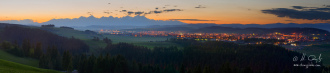 Spišská Nová Ves v podvečer