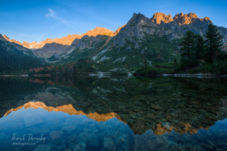 Zrkadlo v Popradskom plese