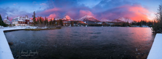 Panoráma od Štrbského plesa